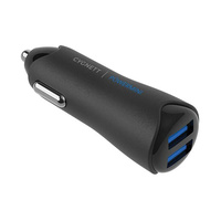 Cygnett CY2002PAPM4 PowerMini Black 4.8 Dual USB Car Charger