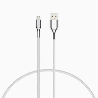 Cygnett CY2688PCCAM Micro USB to USB-A Braided White 1m Cable