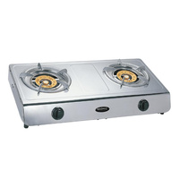 Bromic DC200 2 Burner Wok Cooker/Cooktop - LPG Gas 