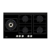 Omega OCG95FFX 90cm 5-Burner Gas Cooktop