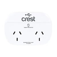 Crest PWA05016 Double Socket Surge Protector