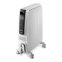 DeLonghi TRD41500ET Dragon4 1500W White Oil Column Heater