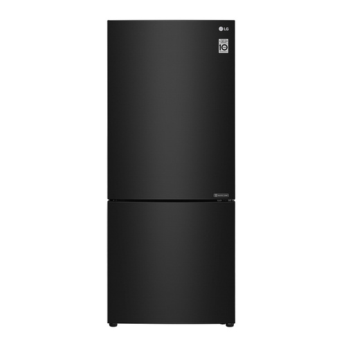 LG GB455BTL 420L Black Bottom Mount Fridge